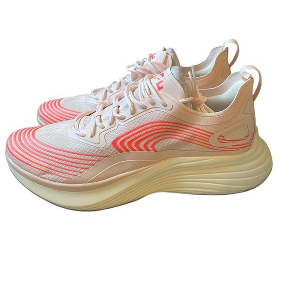 Athletic Propulsion Labs Steamline Crème/Magma/White Sneakers New Size 11 - Picture 1 of 11